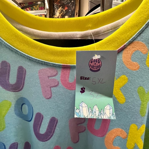 FU*K YOU tee shirt by Good Fortune 5x - Picture 3 of 4